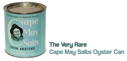 Very Rare Cape May Salts Oyster Can