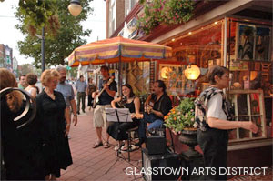 Glasstown Arts District in Cumberland County, NJ