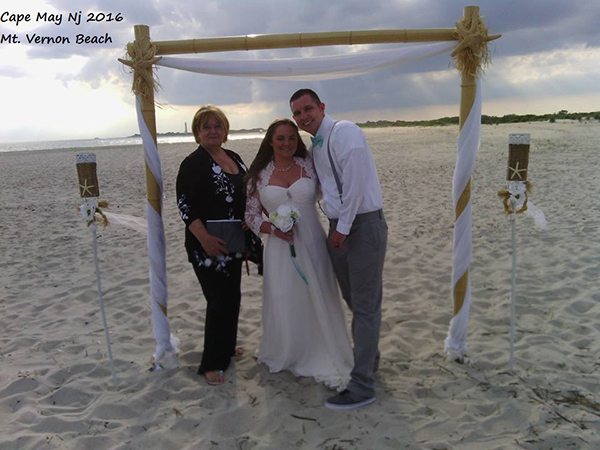 Billy Alysa Bamboo Cape May Beach Weddings Capemay Com