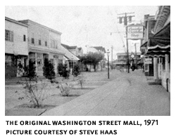 Original Washington Street Mall 1971 - Photo courtesy of Steve Haas