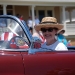 Woman in Antique Car