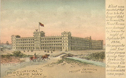 Postcard NJ Cape May Lafayette Hotel c1920s O01 