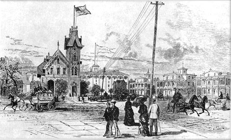 histabbey22 John McCreary's Villa, today known as "The Abbey," as it appeared in a woodcut from 1890s