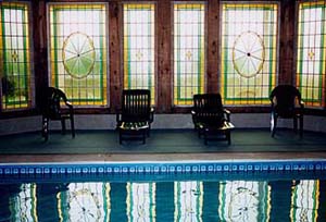 The Wilbraham Mansion's indoor pool
