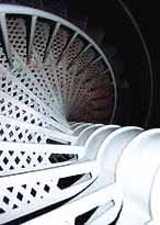 The spiral staircase appears more narrow than it proves to be on the gradual climb up. But watch out for visitors coming down, sharing the same space.