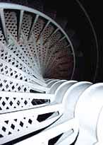 LHstairs The spiral staircase appears more narrow than it proves to be on the gradual climb up. But watch out for visitors coming down, sharing the same space.
