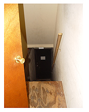 backdoor The back staircase used by the Jazz Festival