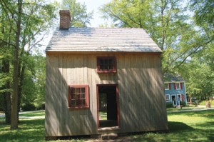 Coxe Hall Cottage, circa 1691, restored by Jamie Hand, currently relocated to Historic Cold Spring Village.