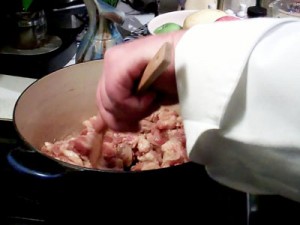 stirring