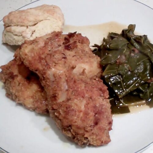 Fried Chicken Collard Greens Buttermilk Biscuit Recipes