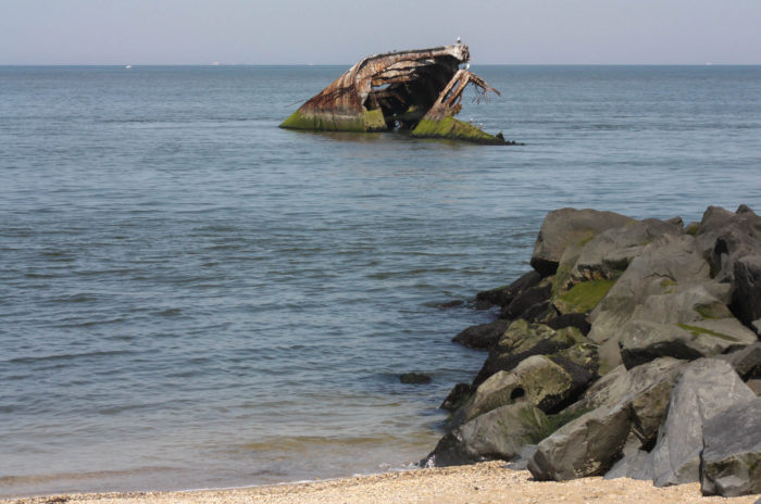 Sunset Beach, SS Atlantus, Concrete Ship