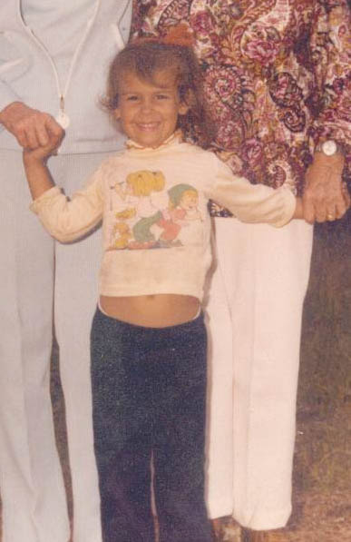 Here I am I was about 5 yrs old.