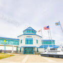 Exterior of the Cape May-Lewes Ferry terminal