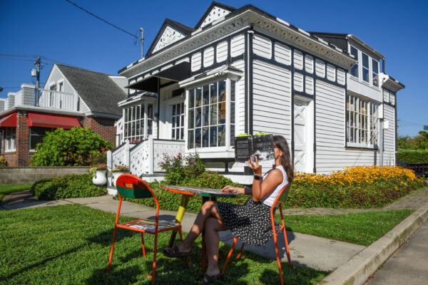 Original Bath House from this era. This is located at Elaine's Cape May on Lafayette Street.