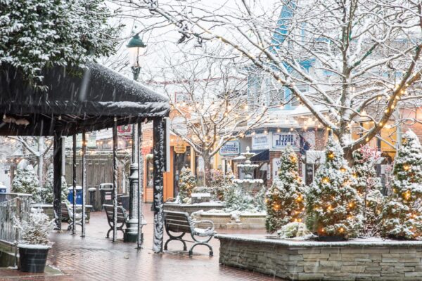 The Washington Street Mall looking from Ocean Street.