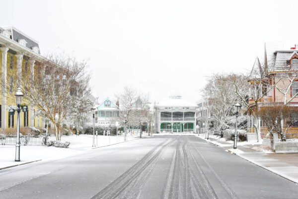 Looking down Congress Place