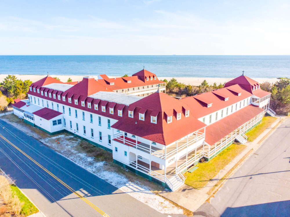Aerial of St. Mary's By The Sea