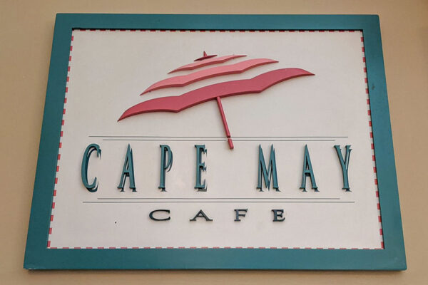 Cape May Cafe sign in Walt Disney World