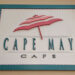Cape May Cafe sign in Walt Disney World