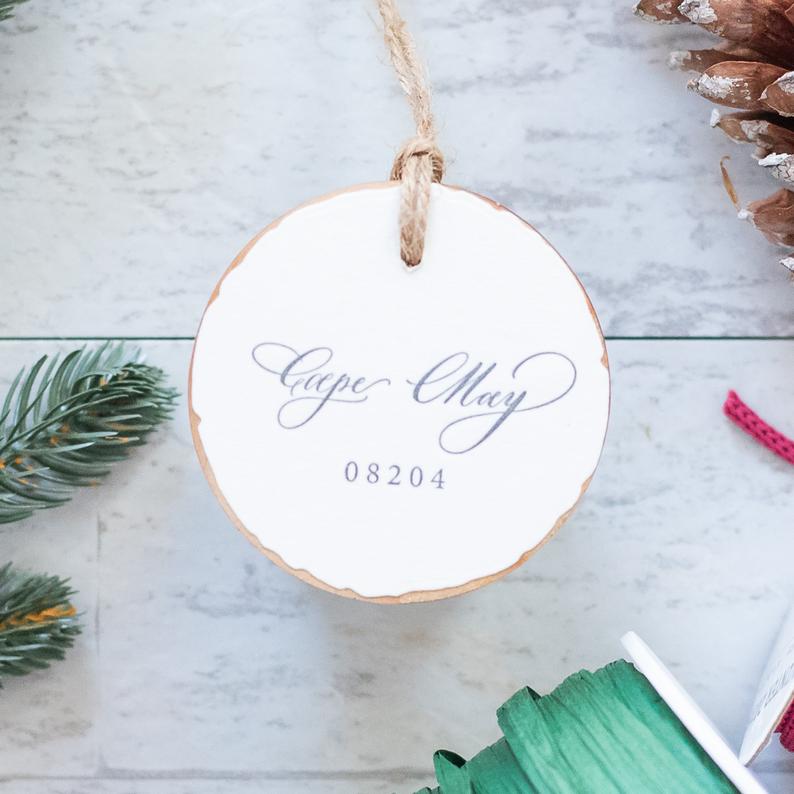 GirlHoldingAPen ornament