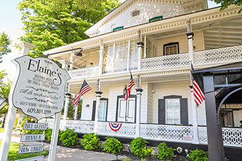 The Victorian exterior of Elaine's Cape May