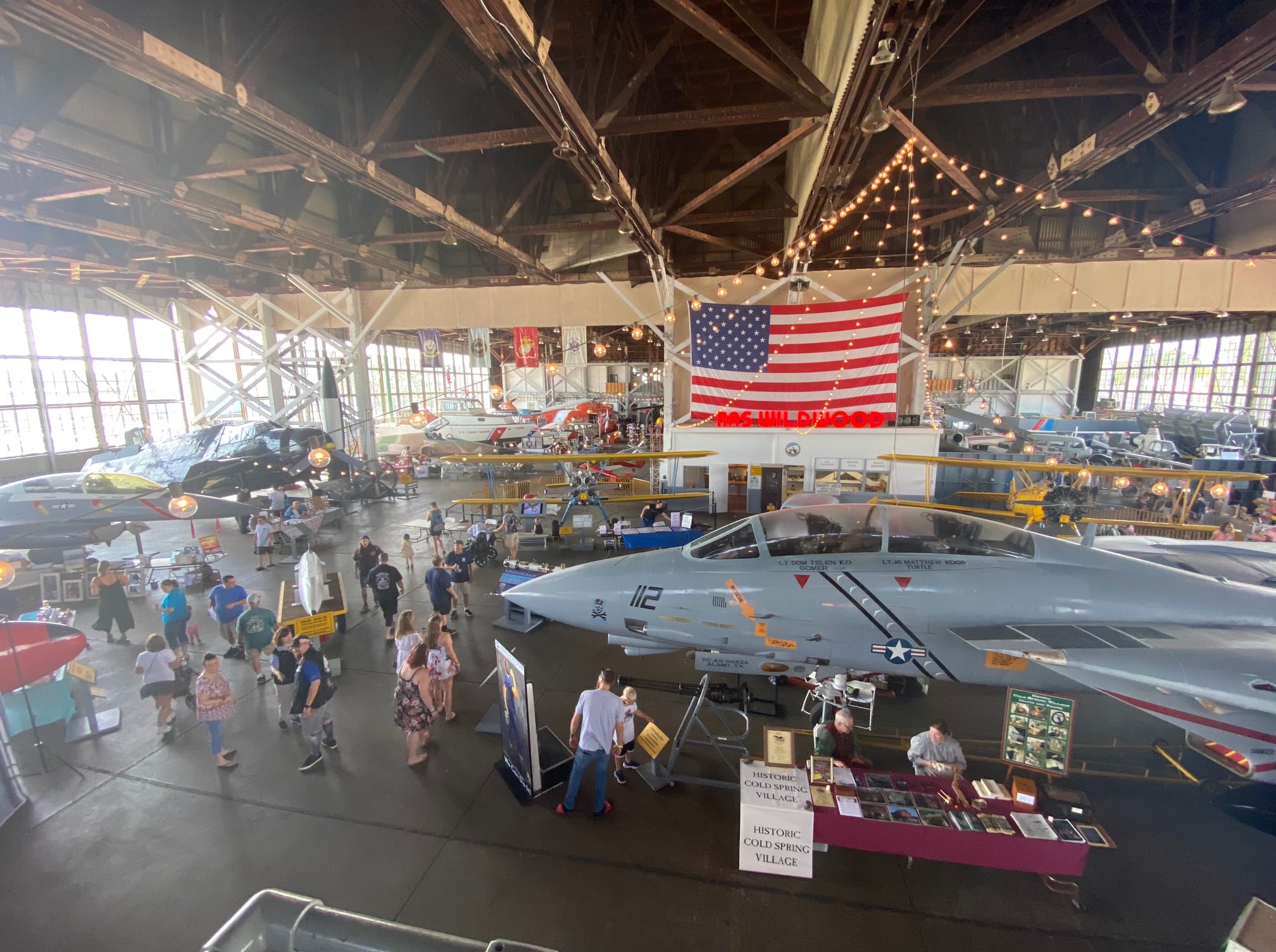 Christmas at the Naval Air Station Wildwood Aviation Museum near Cape May