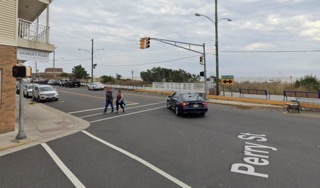 Perry Street and Beach Ave in Cape May, NJ.