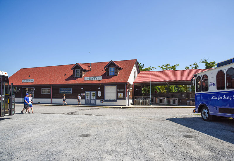 NJ Transit bus pickup in Cape May