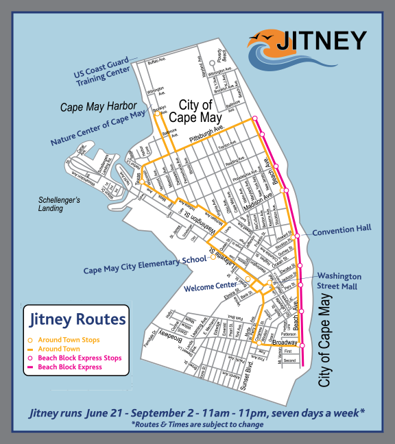 Cape May Tourist Map South Carolina Map