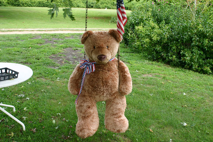 The Swinging Teddy Bear of Sunset Boulevard