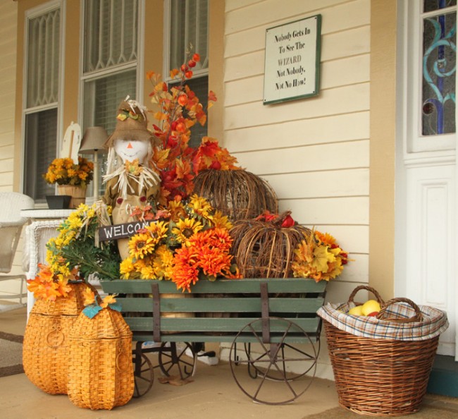 How's your porch decorated for Fall?