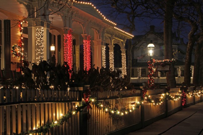 Lights on Columbia Street