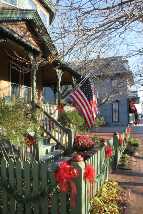 Crisp walk down Ocean St.