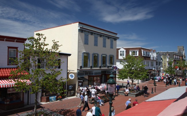 Overlooking the Washington Street Mall