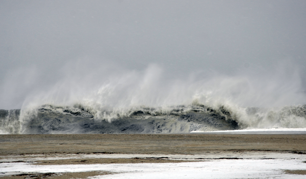 Jonas… at low tide!