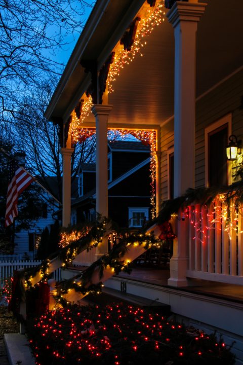 Lights on Hughes Street