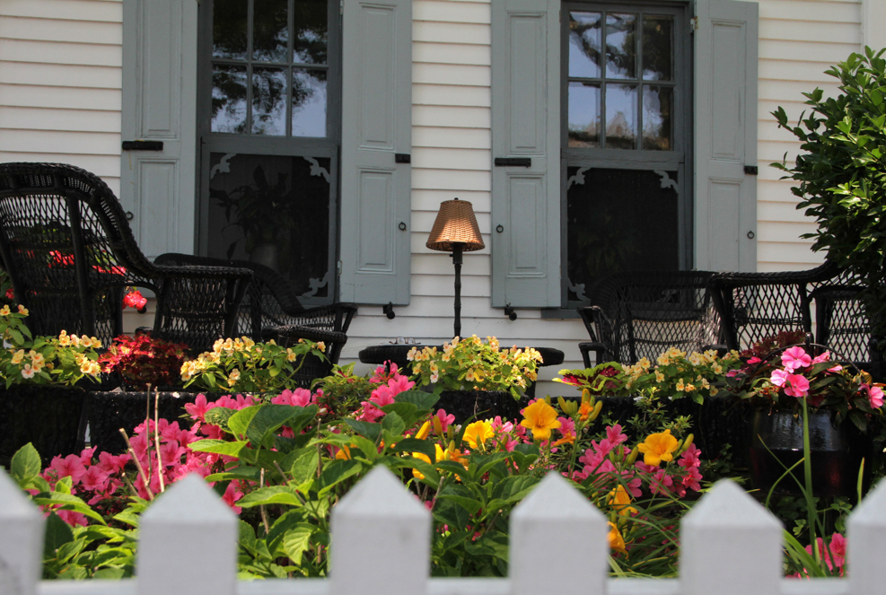 Afternoon on the porch at The Cherry House