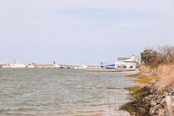 Coast Guard Base from a distance