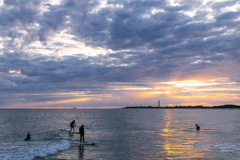 Surfing on a Cool Day