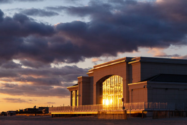 Sun Shining on Convention Hall