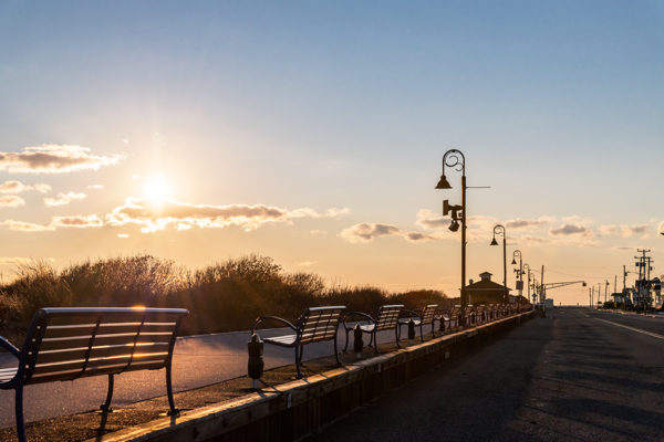 Winter View Down Beach Ave.