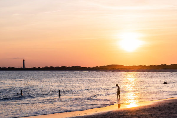 Summer Evening in the Sea