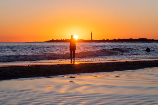 Pausing for Sunset