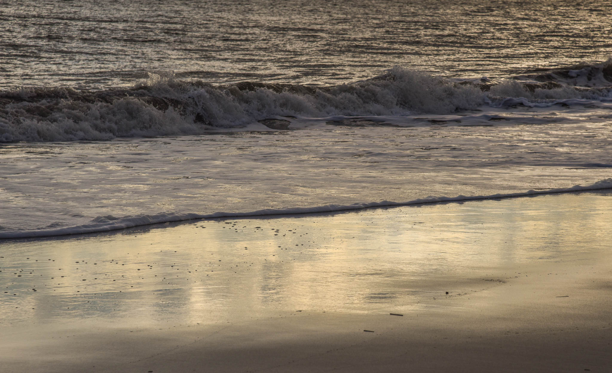 Waves at Sunset