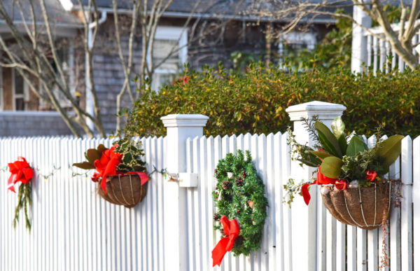 fence with Decorations