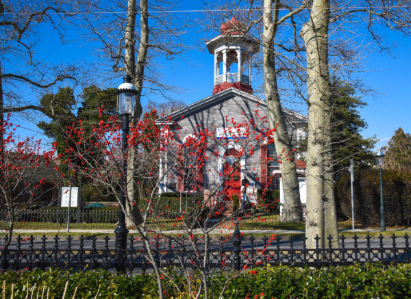 in Rotary Park looking to Cape May Stage