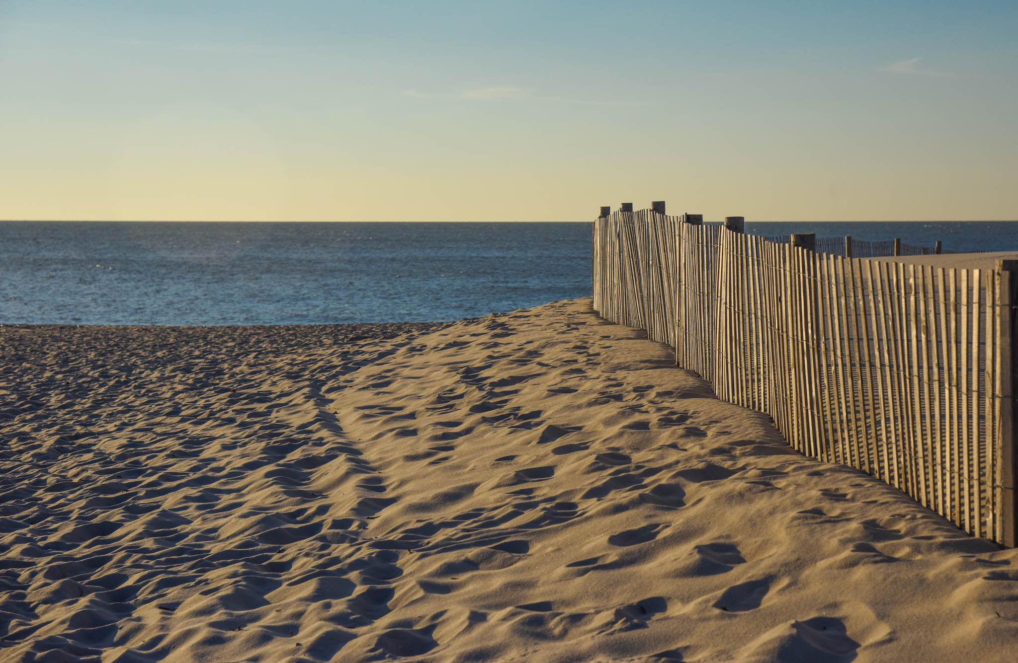 sunrise next to the dunes