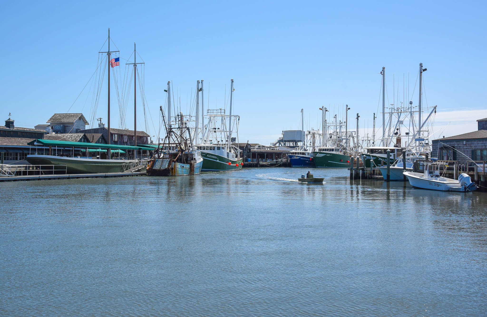 Heading Back To The Dock along the Cape MAy Harbor