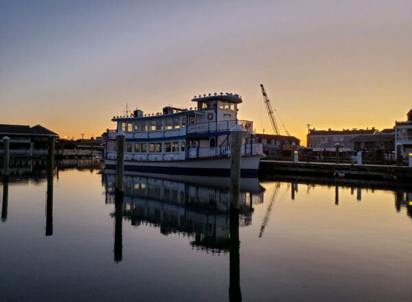 River Belle at the marina