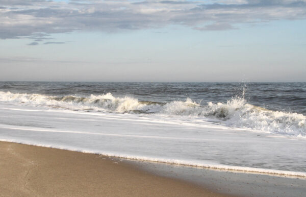 Waves Before Sunset at Poverty Beach